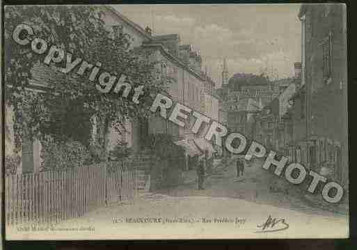 Ville de BEAUCOURT Carte postale ancienne